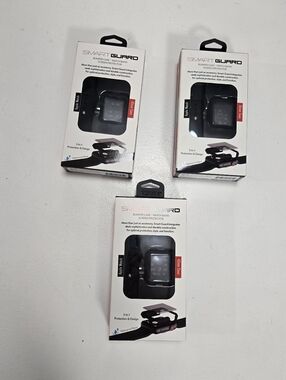 Tzumi SmartGuard 42mm Apple Watch Bumper Case, 3 Watch Band Screen Protecter